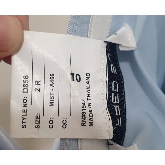 Alfred Sung Evergreen Strapless Bow Back Satin Column Gown Size 10 $289 D856 - Picture 9 of 11